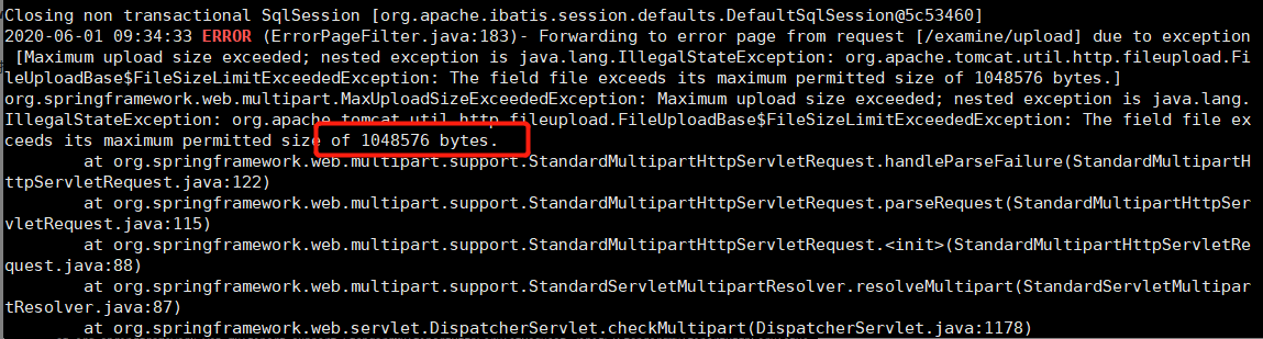 springboot上传文件时出现错误“spring.servlet.multipart.max-file-size”的解决方法