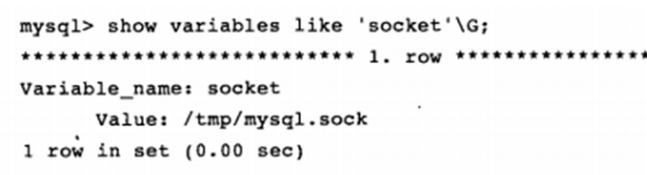 怎么使用mysql的socket文件