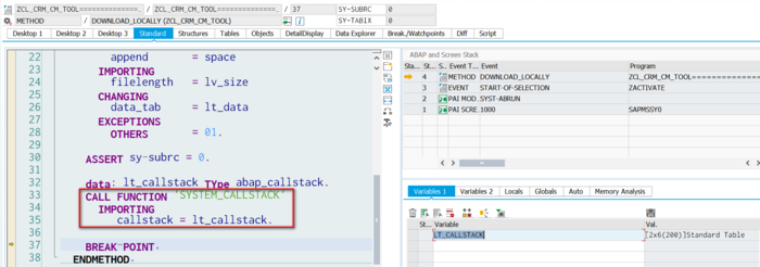 Java，JavaScript和ABAP怎么取得调用栈Callstack