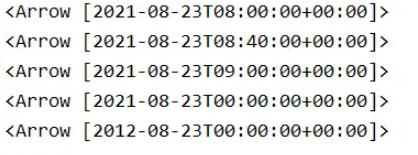 Python arrow日期时间模块举例分析