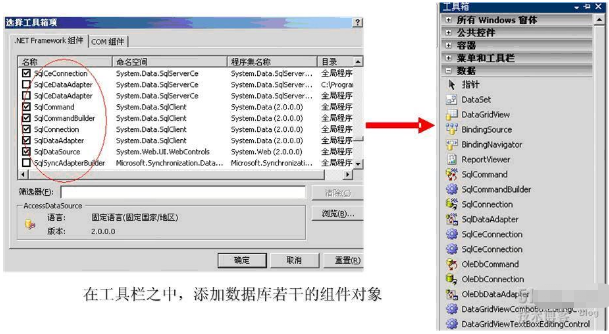 ADO.NET怎么通过拖拽形式实现数据库连接