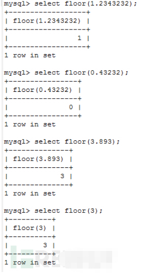 mysql get基于報(bào)錯(cuò)的盲注方法是什么