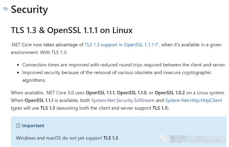 .NET Core怎么配置TLS Cipher