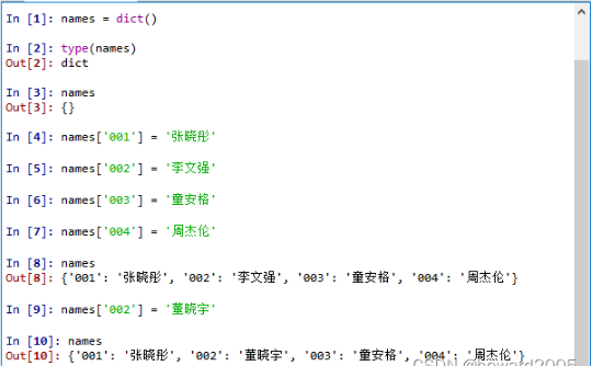 Python编程基础的字典怎么使用