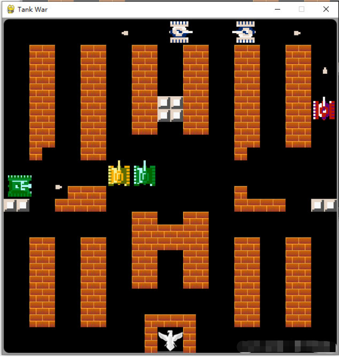 python如何实现双人版坦克大战游戏
