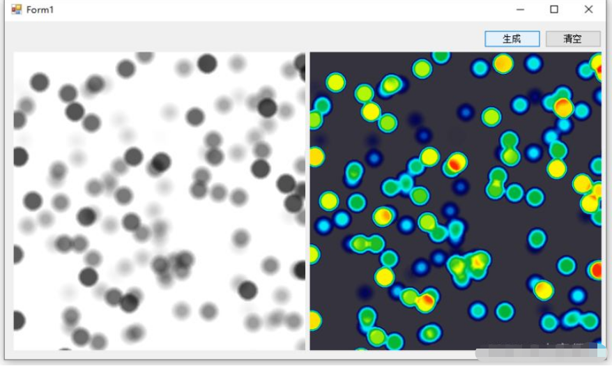 C# .Net如何实现灰度图和HeatMap热力图winform