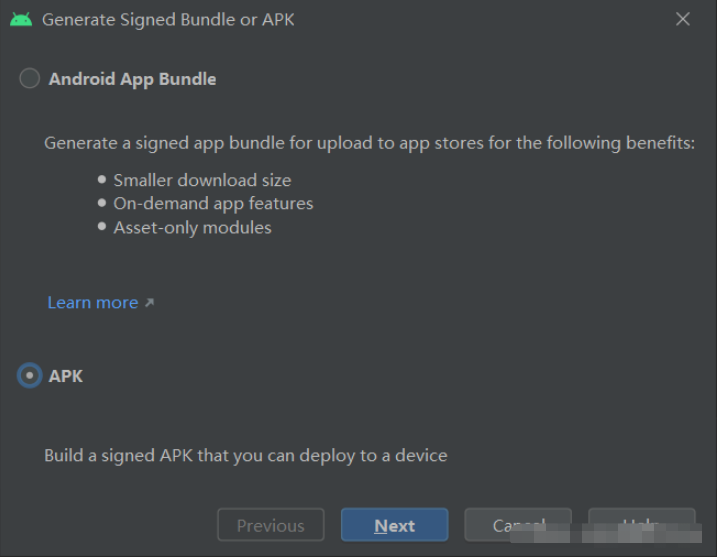 Android studio怎么导出APP测试包和构建正式签名包