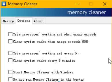 Windows内存优化工具Memory Cleaner怎么用