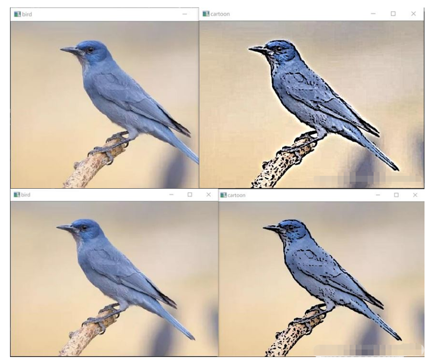 Opencv怎么实现图像卡通化效果