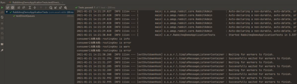 springBoot整合rabbitmq测试常用模型有哪些