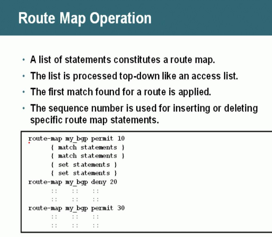 如何進行route-map解析