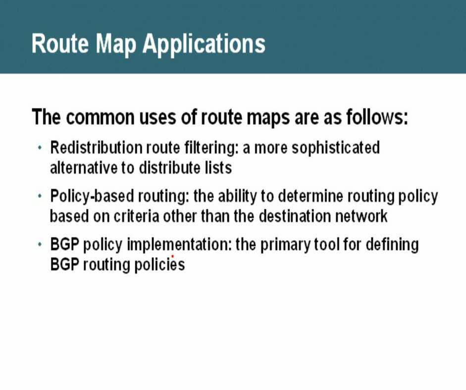 如何進行route-map解析