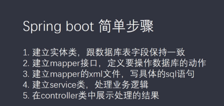 spring boot怎么写java web和接口