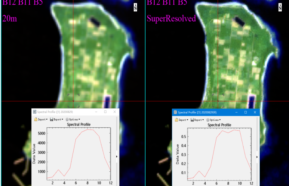 ESA SNAP中超分模块处理Sentinel-2数据效果图是怎样的