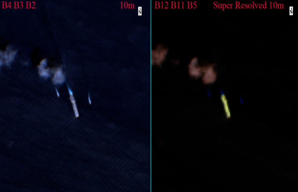 ESA SNAP中超分模块处理Sentinel-2数据效果图是怎样的