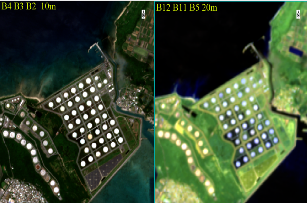 ESA SNAP中超分模块处理Sentinel-2数据效果图是怎样的