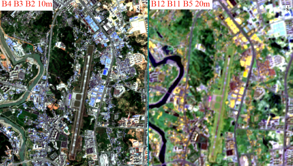 ESA SNAP中超分模块处理Sentinel-2数据效果图是怎样的