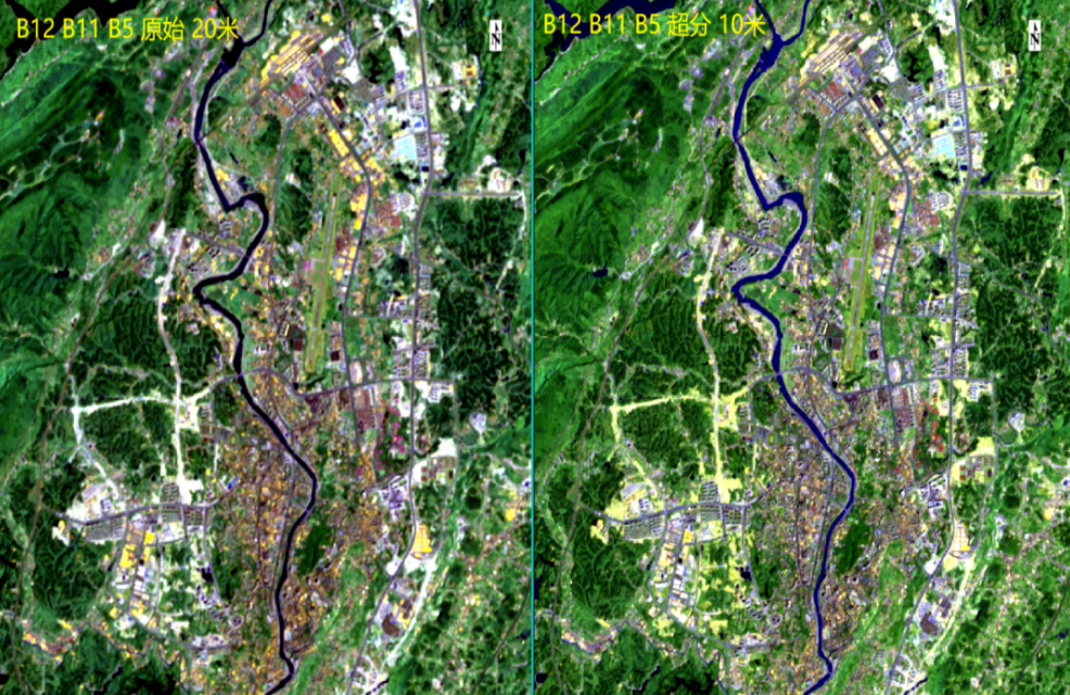 ESA SNAP中超分模块处理Sentinel-2数据效果图是怎样的