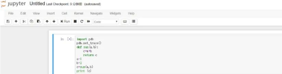 在Jupyter notebook中如何调试python程序