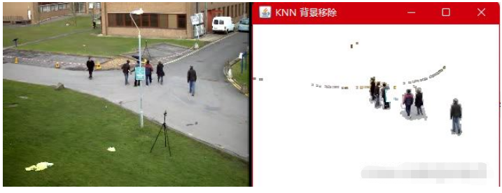 Java OpenCV中怎么用KNN算法实现图像背景移除