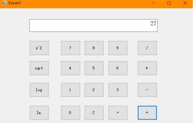 C#怎么实现计算器窗体程序