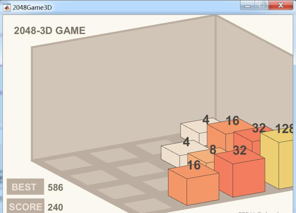 怎么用Matlab制作一款3D版2048小游戏