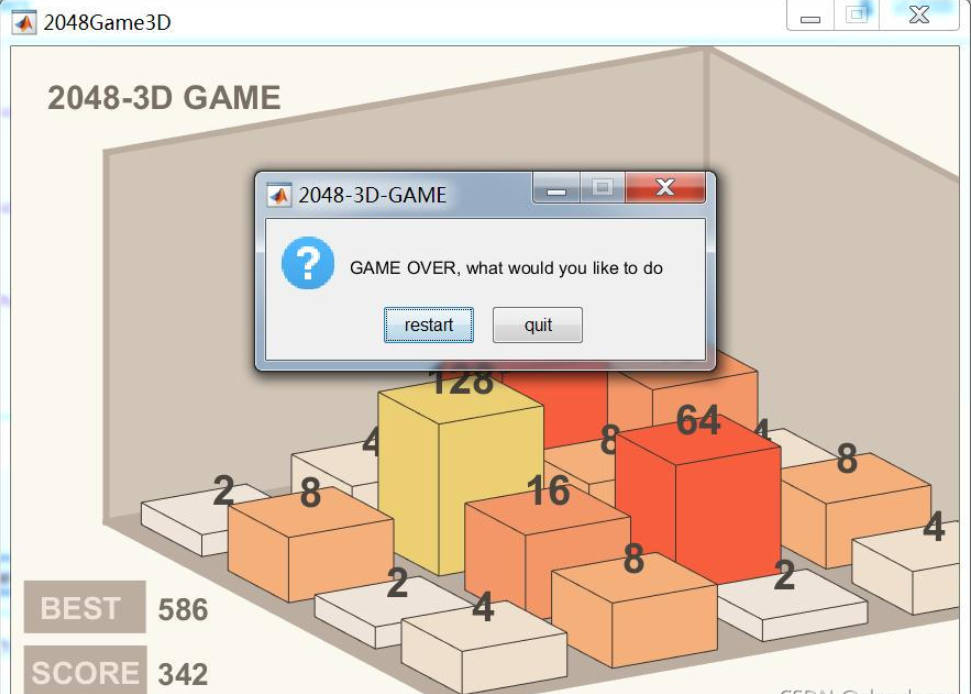 怎么用Matlab制作一款3D版2048小游戏