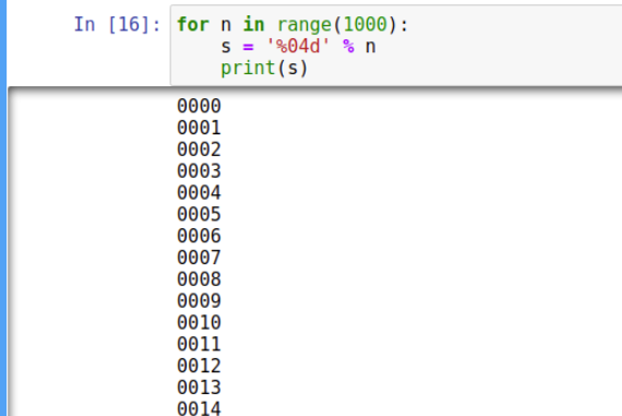 Python数字/字符串补零的方法