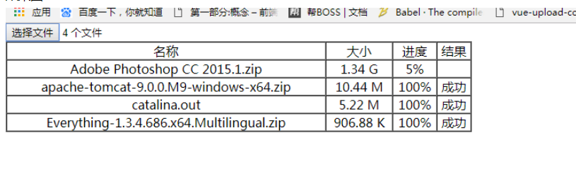 怎么用jquery+ajax实现多文件上传进度条