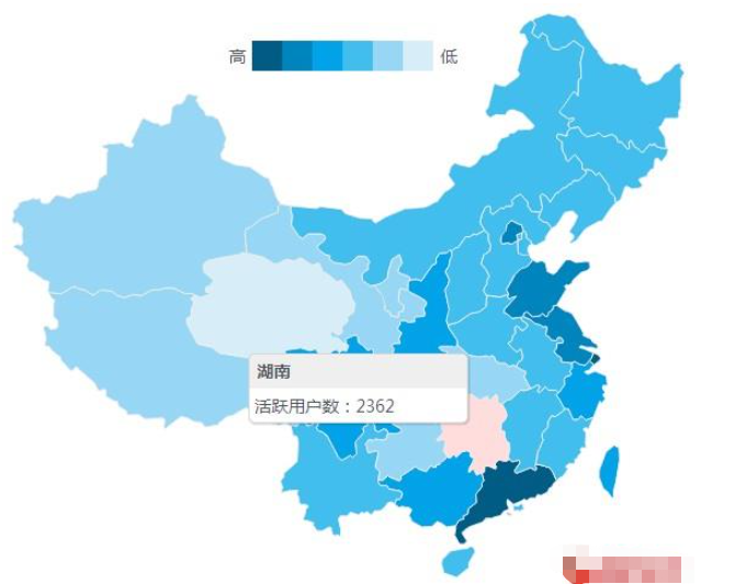 怎么用php和jquery实现地图区域数据统计展示数据