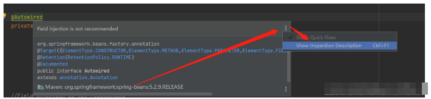 Spring和IDEA为什么都不推荐使用@Autowired注解