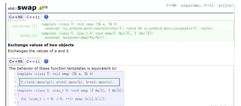 C++11语法之右值引用的方法