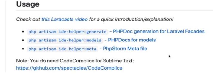 PHP开发框架laravel代码提示问题怎么解决