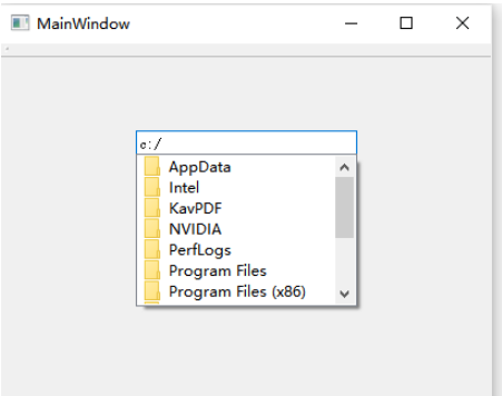 Qt QCompleter自动补全怎么实现