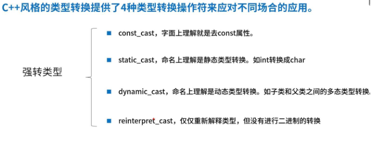 C++怎么进行类型转换