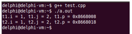 C++对象的构造实例分析