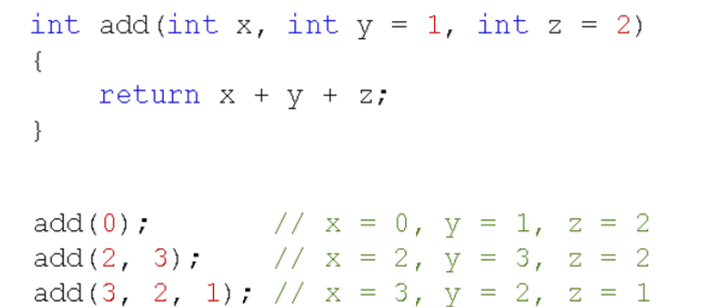 C++函数参数实例分析