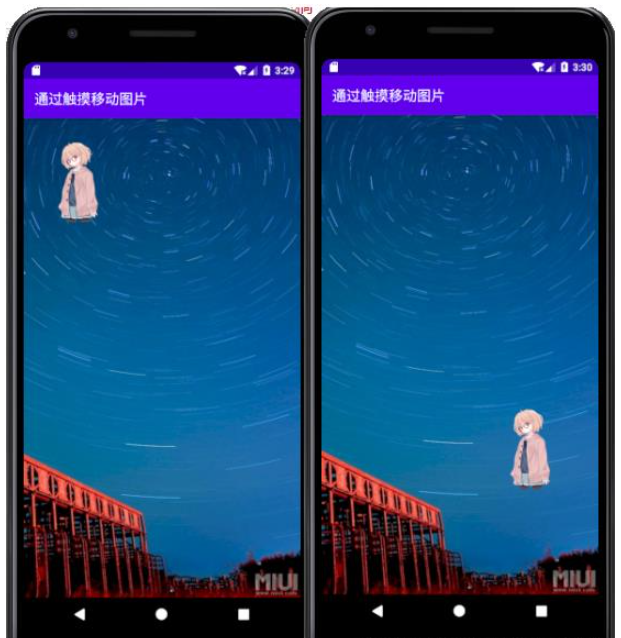 Android怎么實(shí)現(xiàn)通過(guò)單點(diǎn)觸摸移動(dòng)圖片