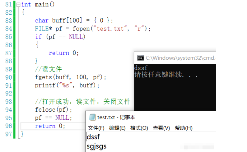 C語言文件的順序讀寫函數(shù)是什么