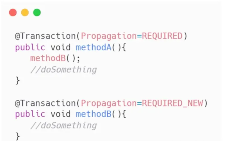 Spring事務的七種傳播行為是什么