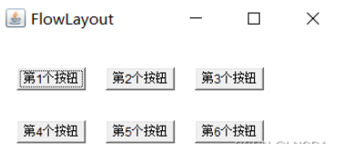 Java GUI流式布局管理器FlowLayout怎么用