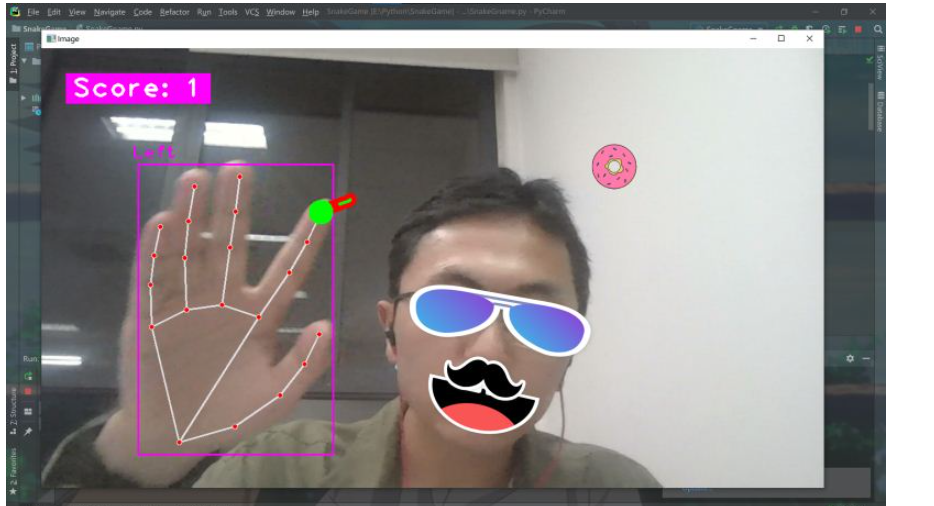 Python怎么利用手勢識別實現(xiàn)貪吃蛇游戲