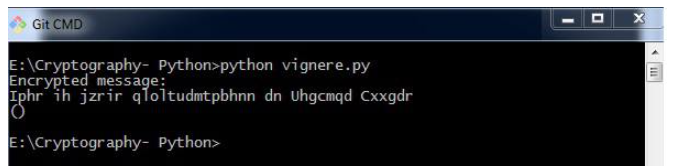 python密碼學(xué)Vignere密碼怎么使用