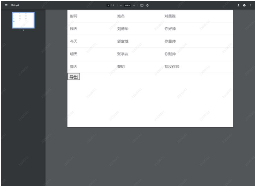 Vue页面如何生成PDF  vue 第3张