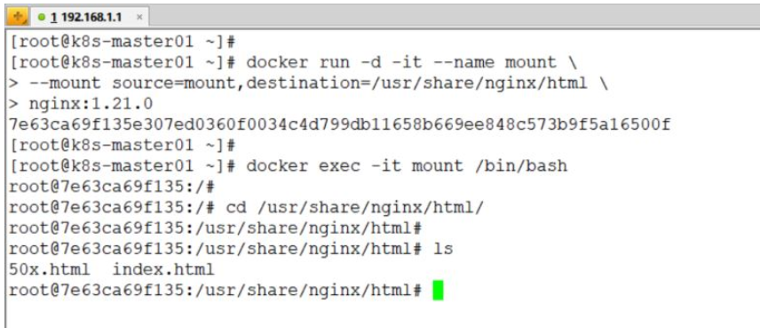 如何使用Docker將容器目錄掛載到主機(jī)上