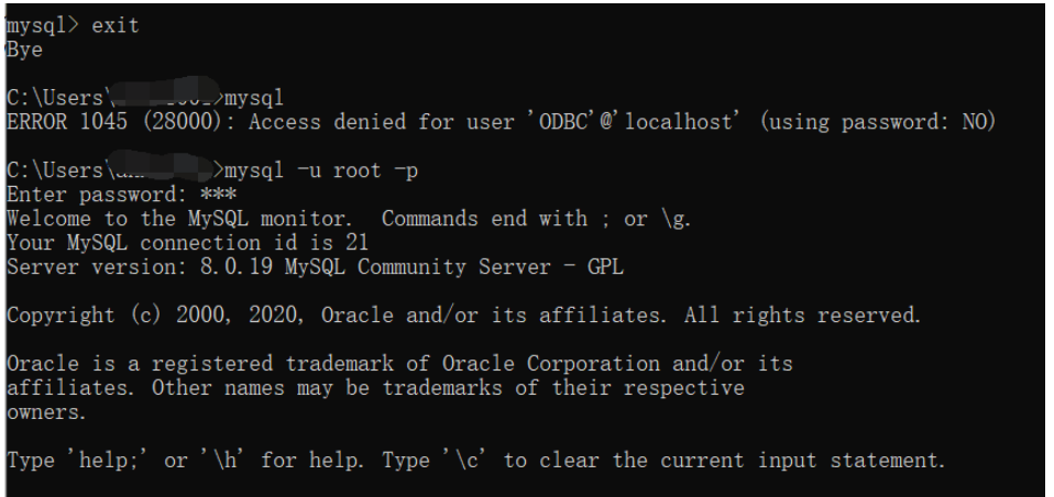 Mysql:ERROR?1045?(28000):Access?denied?for?user?‘root‘@‘localhost‘?(using?password:?NO)如何解決