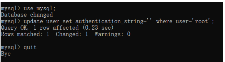 Mysql:ERROR 1045 (28000):Access denied for user ‘root‘@‘localhost‘ (using password: NO)如何解决