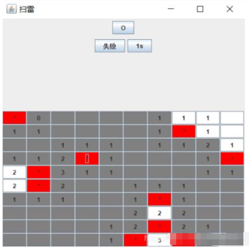 Java如何實現(xiàn)簡單掃雷程序