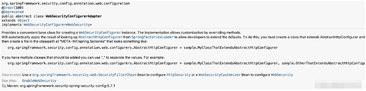 SpringBoot2.7 WebSecurityConfigurerAdapter类过期如何配置  springboot 第2张