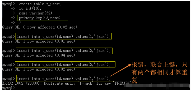 MySQL创建表时的条件有哪些  mysql 第12张